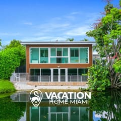 Canal-View Terrace, Family-Friendly, 5 Min to MIA