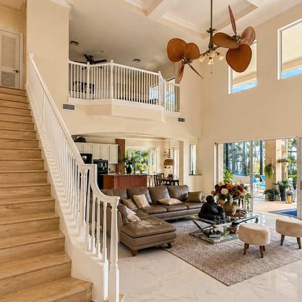 Outdoor dining area