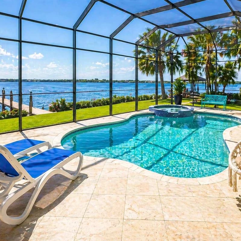 Luxury 5BR Riverfront Home with Pool in Fort Myers